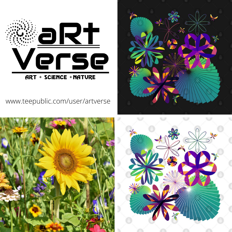 data art, code art, math art, ggplot2, R programming, leaves, flowers, butterflies, garden, inferno, viridis, plasma, data analytics, data science, artverse, tanzelle oberholster, teepublic, t shirts