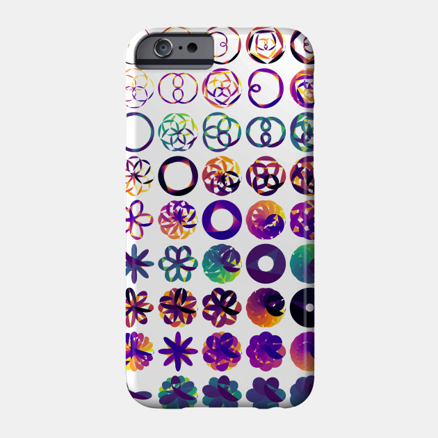 Rose, Rhodonea, Curves, aRtVerse, MindFrameShift, geometry, mathematics, polygon plots, data art, code art, algorithmic art, generative art, math art, data science, R programming, phone case