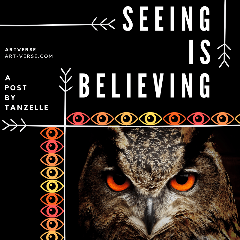 Seeing Is Believing, Tanzelle Oberholster, aRtVerse, art-verse.com, science as a religion, about science